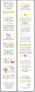 Greetings and Thanks Card