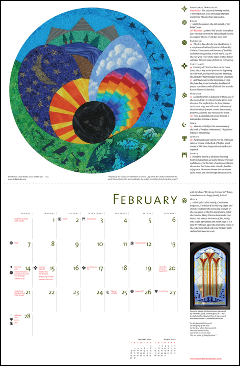 Multifaith Calendar 2010