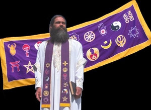 Special Offer : Stole (Purple) & Interfaith Universal Worship Banner