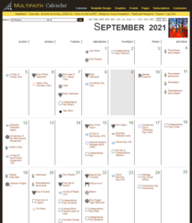 Electronic Version - Multifaith Calendar